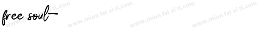 free soul字体转换